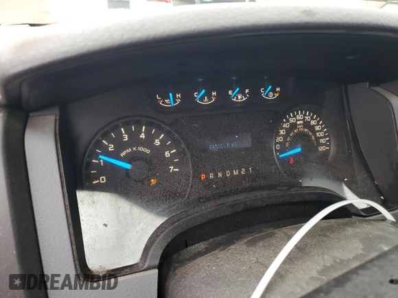 2014 Ford F-150 XL with VIN 1FTMF1CM7EKF34810, listed as a Copart auction lot 61783295 with 64,500 mi miles and Clean title. Bid and sale history available at DreamBid. Image 9.