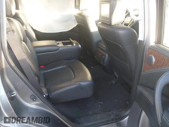 2018 Nissan Armada Platinum with VIN JN8AY2NE7J9733788, listed as a IAAI auction lot 40977705 with 62,901 mi miles. Bid and sale history available at carsss.com. Image 8.