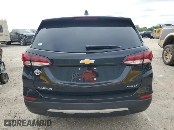 2023 Chevrolet Equinox LT with VIN 3GNAXTEG2PL106512, listed as a Copart auction lot 57311135 with 17,464 mi miles and Salvage title. Bid and sale history available at DreamBid. Image 6.