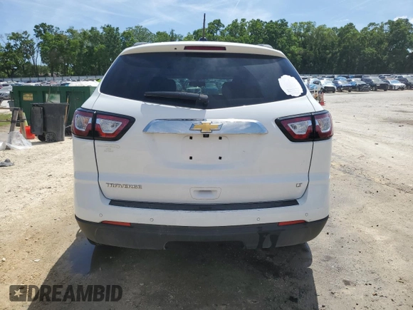 2017 Chevrolet Traverse LT with VIN 1GNKRHKD7HJ126138, listed as a Copart auction lot 51772195 with 136,618 mi miles and Salvage Title. Bid and sale history available at DreamBid. Image 6.