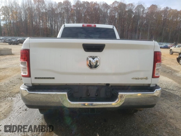 2023 Ram 2500 Big Horn with VIN 3C6UR5DL4PG611039, listed as a Copart auction lot 81424884 with 0 mi miles and Salvage Title. Bid and sale history available at carsss.com. Image 6.
