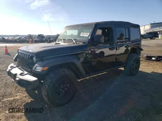 2022 Jeep Wrangler Unlimited Willys with VIN 1C4HJXDN5NW195192, listed as a Copart auction lot 80889294 with 50,847 mi miles and Salvage title. Bid and sale history available at DreamBid. Image 1.
