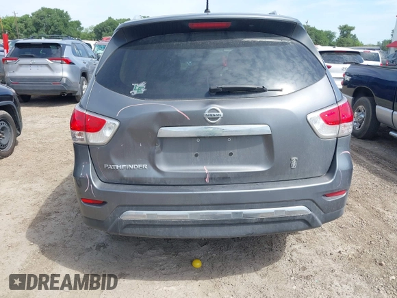 2015 Nissan Pathfinder S with VIN 5N1AR2MN3FC659737, listed as a IAAI auction lot 42238190 with 154,763 mi miles and . Bid and sale history available at DreamBid. Image 17.
