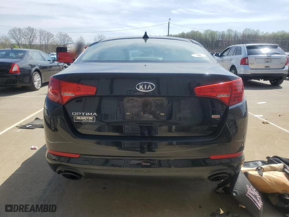 2012 Kia Optima LX with VIN 5XXGM4A78CG048161, listed as a Copart auction lot 51530035 with 364,389 mi miles and Salvage Title. Bid and sale history available at carsss.com. Image 6.