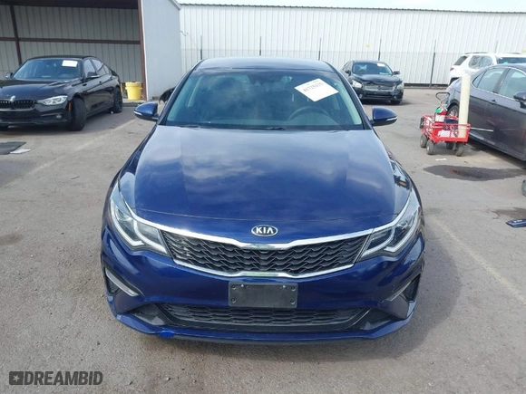 2019 Kia Optima S with VIN 5XXGT4L38KG375025, listed as a IAAI auction lot 41725155 with 65,053 mi miles. Bid and sale history available at carsss.com. Image 12.