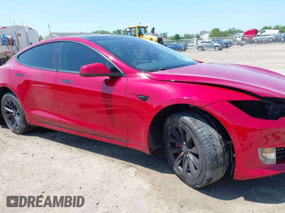2017 Tesla Model S 100D with VIN 5YJSA1E46HF183568, listed as a IAAI auction lot 42626561 with 110,606 mi miles and . Bid and sale history available at DreamBid. Image 14.