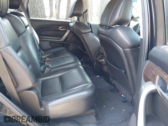 2012 Acura MDX Tech/Entertainment Pkg with VIN 2HNYD2H42CH527025, listed as a IAAI auction lot 41642926 with 140,876 mi miles. Bid and sale history available at carsss.com. Image 8.