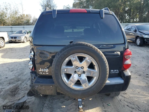 2006 Jeep Liberty Limited with VIN 1J8GL58K76W177197, listed as a Copart auction lot 48133215 with 169,351 mi miles and Salvage Title. Bid and sale history available at carsss.com. Image 6.