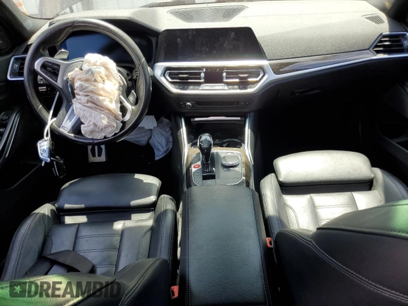 2019 BMW 3 Series 330i with VIN WBA5R1C54KAK08286, listed as a Copart auction lot 53273305 with Not provided miles and Non repairable. Bid and sale history available at DreamBid. Image 8.
