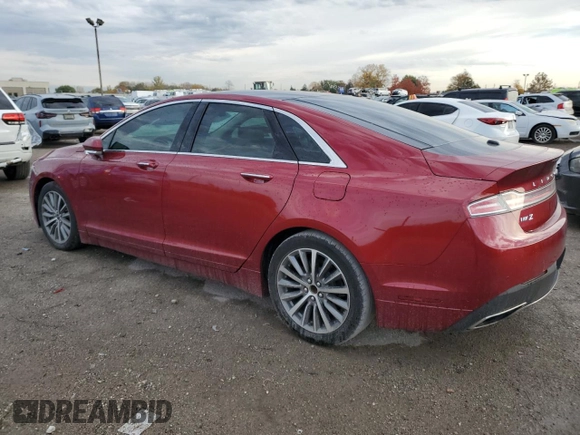 2017 Lincoln MKZ Select with VIN 3LN6L5CC6HR624896, listed as a Copart auction lot 74998444 with 99,078 mi miles and Salvage Title. Bid and sale history available at DreamBid. Image 2.