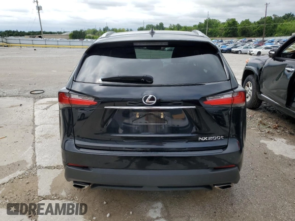 2016 Lexus NX 200t with VIN JTJBARBZ0G2086265, listed as a Copart auction lot 61365275 with 97,649 mi miles and Salvage title. Bid and sale history available at DreamBid. Image 6.