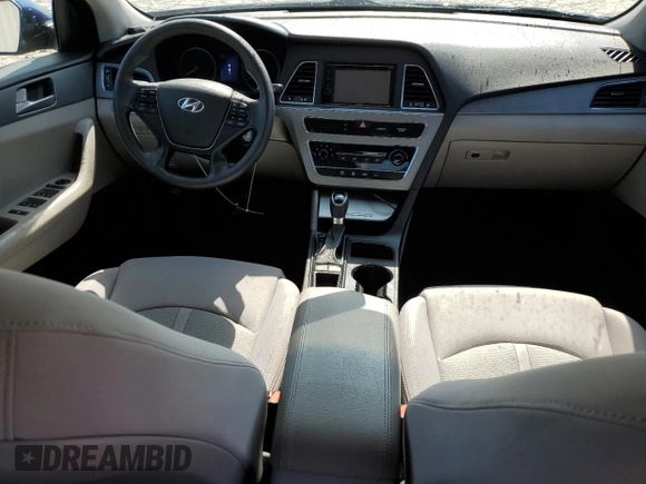 2017 Hyundai Sonata 2.4L with VIN 5NPE24AF3HH507211, listed as a Copart auction lot 51183995 with 107,073 mi miles and Salvage Title. Bid and sale history available at carsss.com. Image 8.