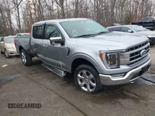 2022 Ford F-150 XL with VIN 1FTFW1E83NKD97941, listed as a IAAI auction lot 41794591 with 21,687 mi miles and . Bid and sale history available at DreamBid. Image 1.