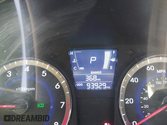 2014 Hyundai Accent GLS with VIN KMHCT4AE2EU749061, listed as a IAAI auction lot 42017566 with 93,929 mi miles. Bid and sale history available at carsss.com. Image 15.