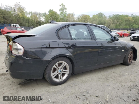 2008 BMW 3 Series 328i z VIN WBAVA37518NL18257, wystawiony jako Copart lot #53788785 z przebiegiem 144 704 mil mil oraz Szkoda całkowita • Salvage title. Historia ofert i sprzedaży dostępna na DreamBid. Obrazek 3.