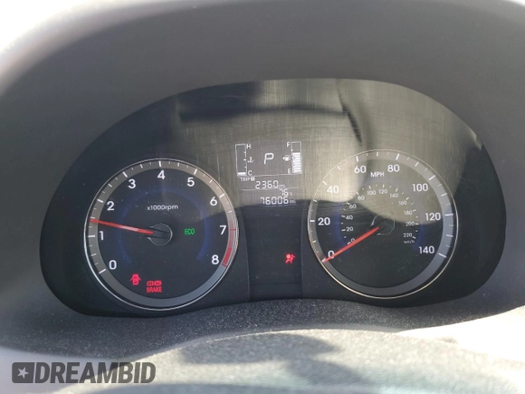 2017 Hyundai Accent SE z VIN KMHCT4AEXHU179394, wystawiony jako Copart lot #57889085 z przebiegiem 76 006 mil mil oraz Szkoda całkowita • Salvage title. Historia ofert i sprzedaży dostępna na DreamBid. Obrazek 9.