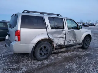 2010 Nissan Pathfinder S with VIN 5N1AR1NB7AC612685, listed as a Copart auction lot 85817054 with 312,193 mi miles and Salvage Title. Bid and sale history available at carsss.com. Image 3.