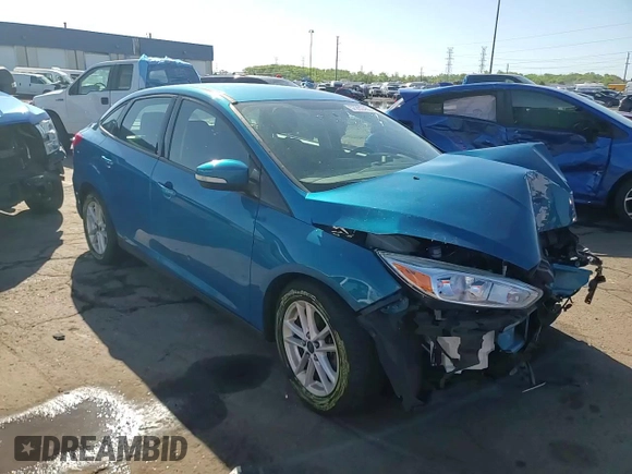 2017 Ford Focus SE with VIN 1FADP3F23HL203794, listed as a Copart auction lot 57202435 with 116,824 mi miles and Salvage title. Bid and sale history available at DreamBid. Image 13.
