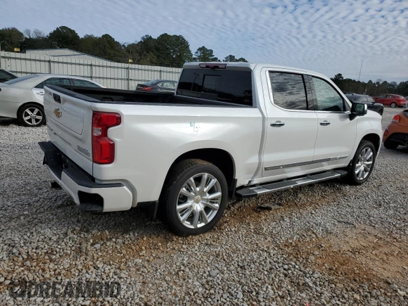 2024 Chevrolet Silverado 1500 High Country with VIN 1GCUDJE81RZ357299, listed as a Copart auction lot 41667695 with 8,193 mi miles and Salvage Title. Bid and sale history available at DreamBid. Image 3.