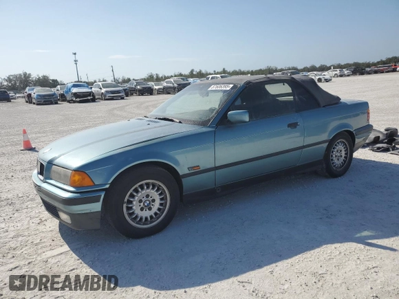1994 BMW 3 Series 325iC with VIN WBABJ6323RJD36318, listed as a Copart auction lot 87606395 with 0 mi miles and Clean Title. Bid and sale history available at carsss.com. Image 1.