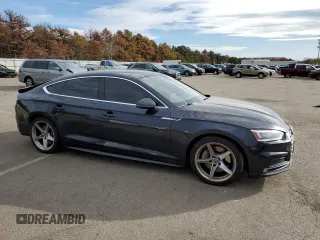 2018 Audi A5 Sportback Premium Plus with VIN WAUENCF54JA057838, listed as a Copart auction lot 75138723 with 0 mi miles. Bid and sale history available at carsss.com. Image 4.