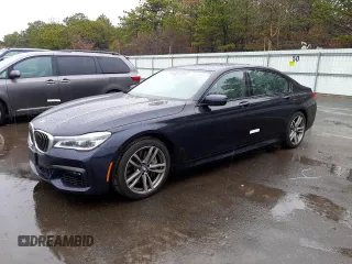 2016 BMW 7 Series 750i xDrive with VIN WBA7F2C58GG416876, listed as a Copart auction lot 37267523 with 77,741 mi miles. Bid and sale history available at carsss.com. Image 1.