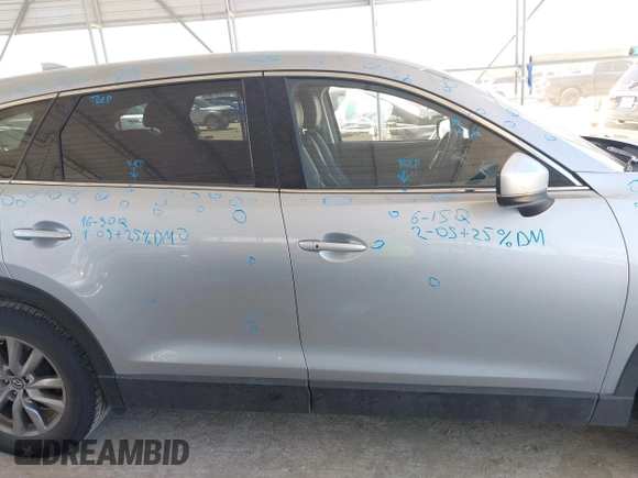 2018 Mazda CX-9 Touring with VIN JM3TCACY9J0224369, listed as a IAAI auction lot 42246792 with 80,169 mi miles and . Bid and sale history available at DreamBid. Image 13.