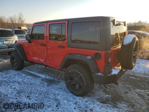 2018 Jeep Wrangler Unlimited Sport S with VIN 1C4BJWDG1JL816411, listed as a Copart auction lot 82702914 with 37,092 mi miles and Salvage Title. Bid and sale history available at DreamBid. Image 2.