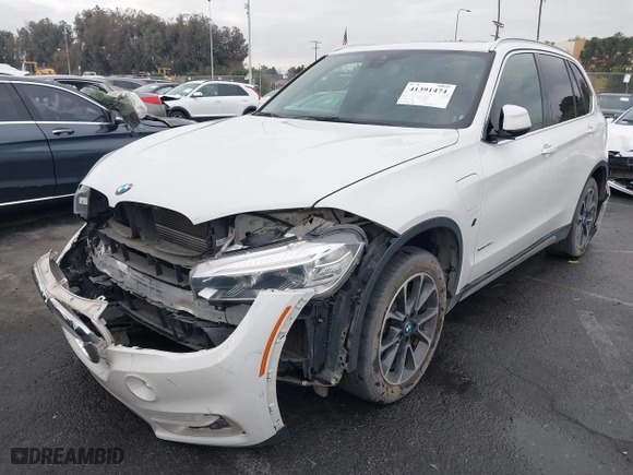 2018 BMW X5 xDrive40e iPerformance with VIN 5UXKT0C58J0V99415, listed as a IAAI auction lot 41391474 with 124,671 mi miles. Bid and sale history available at carsss.com. Image 18.