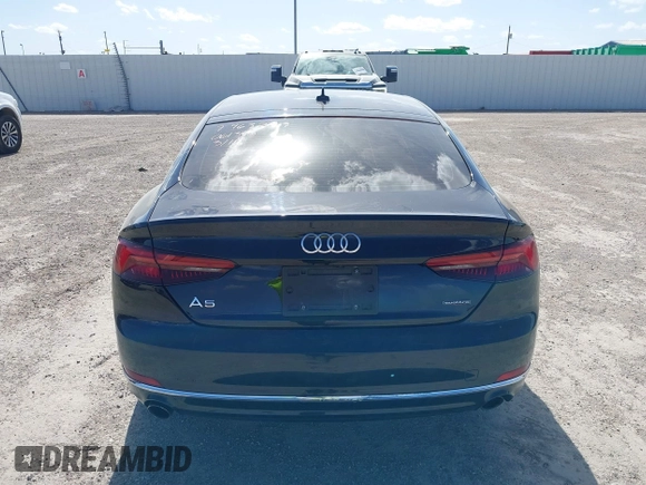 2019 Audi A5 Sportback Premium with VIN WAUANCF51KA061345, listed as a IAAI auction lot 41841741 with 84,732 mi miles. Bid and sale history available at carsss.com. Image 16.