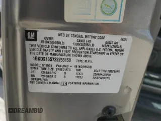 2002 GMC Envoy SLT z VIN 1GKDS13S722253150, wystawiony jako Copart lot #56255185 z przebiegiem 174 198 mil mil oraz Szkoda całkowita • Salvage title. Historia ofert i sprzedaży dostępna na DreamBid. Obrazek 13.