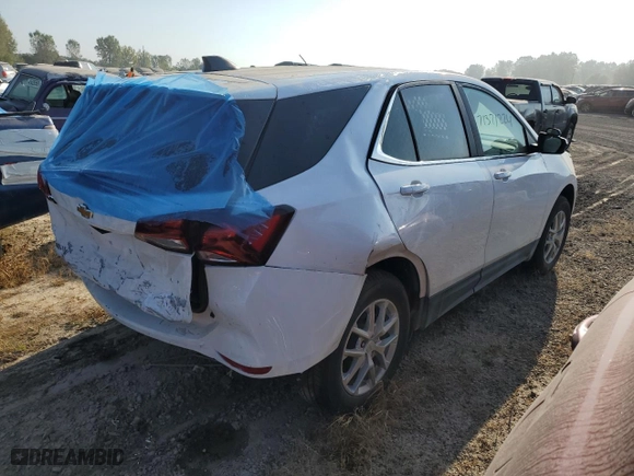 2024 Chevrolet Equinox LT with VIN 3GNAXTEG5RL190313, listed as a Copart auction lot 71371224 with 11,647 mi miles and Non Repairable. Bid and sale history available at carsss.com. Image 3.