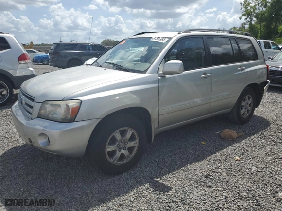 2005 Toyota Highlander with VIN JTEDP21A650068273, listed as a Copart auction lot 51506985 with 196,026 mi miles and Non Repairable. Bid and sale history available at carsss.com. Image 1.