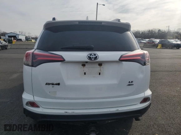 2017 Toyota RAV4 LE with VIN JTMBFREV0HJ133962, listed as a Copart auction lot 48344435 with Not provided miles and Salvage title. Bid and sale history available at DreamBid. Image 6.
