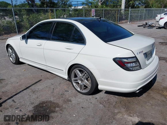 2011 Mercedes-Benz C-Class C 300 Sport with VIN WDDGF5EB3BR152220, listed as a IAAI auction lot 42030611 with 133,702 mi miles. Bid and sale history available at carsss.com. Image 3.