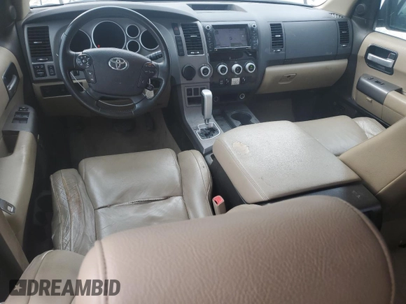2010 Toyota Sequoia Ltd with VIN 5TDKY5G10AS030286, listed as a Copart auction lot 77495294 with 0 mi miles and Salvage Title. Bid and sale history available at carsss.com. Image 8.