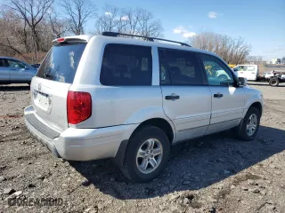 2004 Honda Pilot EX with VIN 2HKYF18514H503665, listed as a Copart auction lot 46651875 with 166,751 mi miles and Clean Title. Bid and sale history available at carsss.com. Image 3.