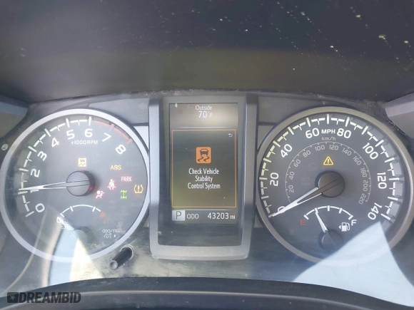 2019 Toyota Tacoma 4WD SR with VIN 3TMCZ5AN3KM207007, listed as a IAAI auction lot 41755529 with 43,203 mi miles. Bid and sale history available at carsss.com. Image 7.