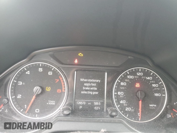2012 Audi Q5 Premium Plus with VIN WA1DKAFPXCA073066, listed as a Copart auction lot 56156875 with 126,573 mi miles and Salvage title. Bid and sale history available at DreamBid. Image 9.
