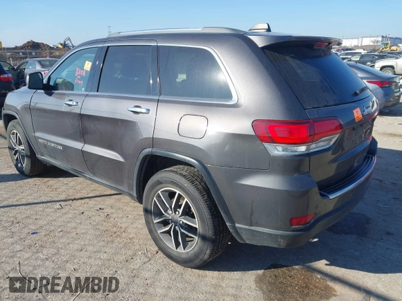 2020 Jeep Grand Cherokee Limited with VIN 1C4RJEBG7LC364947, listed as a IAAI auction lot 41626549 with 82,307 mi miles. Bid and sale history available at carsss.com. Image 3.