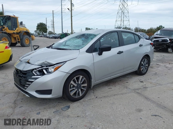 2024 Nissan Versa S with VIN 3N1CN8DVXRL878556, listed as a IAAI auction lot 41356641 with 14,126 mi miles. Bid and sale history available at carsss.com. Image 2.