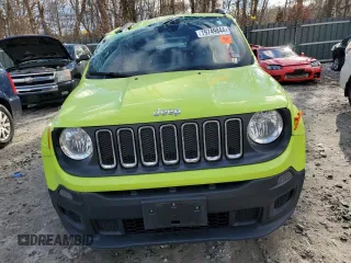 2018 Jeep Renegade Upland with VIN ZACCJBAB1JPJ48981, listed as a Copart auction lot 79749844 with Not provided miles and Non repairable. Bid and sale history available at DreamBid. Image 5.