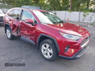 2019 Toyota RAV4 Hybrid XLE with VIN 2T3RWRFV8KW024302, listed as a IAAI auction lot 42777287 with 42,413 mi miles and . Bid and sale history available at DreamBid. Image 1.
