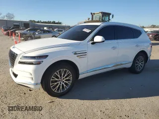 2021 Genesis GV80 with VIN KMUHBDSB4MU073354, listed as a Copart auction lot 88918245 with 92,151 mi miles and Clean Title. Bid and sale history available at carsss.com. Image 1.
