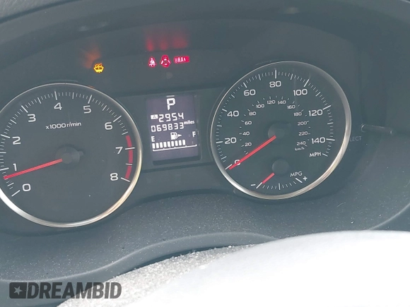 2015 Subaru Impreza Premium with VIN JF1GPAC60F8279417, listed as a IAAI auction lot 42787823 with 69,833 mi miles and . Bid and sale history available at DreamBid. Image 7.