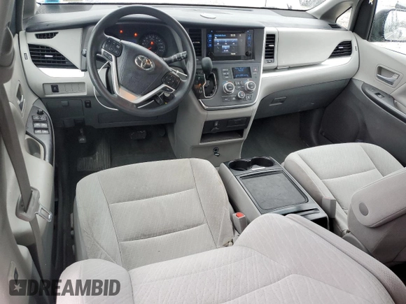 2017 Toyota Sienna LE with VIN 5TDJZ3DC5HS173988, listed as a Copart auction lot 46996375 with 67,971 mi miles and Salvage Title. Bid and sale history available at carsss.com. Image 8.