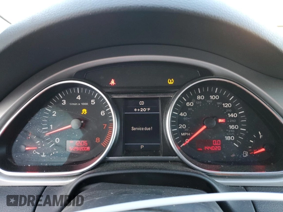 2009 Audi Q7 Premium Plus with VIN WA1AY74L09D019027, listed as a Copart auction lot 41426675 with 144,020 mi miles and Salvage title. Bid and sale history available at DreamBid. Image 9.