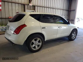 2005 Nissan Murano S with VIN JN8AZ08W45W442033, listed as a Copart auction lot 60627074 with 156,606 mi miles and Salvage Title. Bid and sale history available at carsss.com. Image 3.