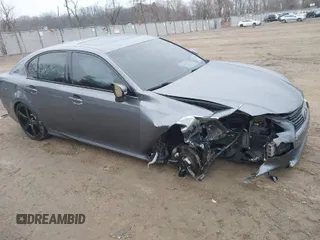 2015 Lexus GS 350 with VIN JTHCE1BLXFA003498, listed as a IAAI auction lot 41688152 with 95,339 mi miles. Bid and sale history available at carsss.com. Image 1.
