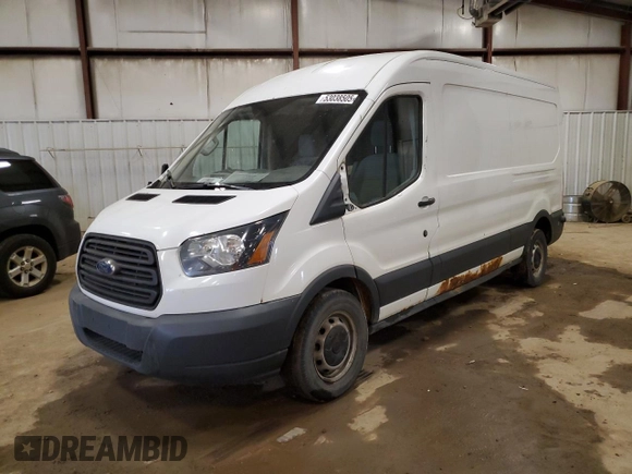 2015 Ford Transit Cargo with VIN 1FTNR2CM1FKA10457, listed as a Copart auction lot 53038505 with 231,601 mi miles and Clean title. Bid and sale history available at DreamBid. Image 1.